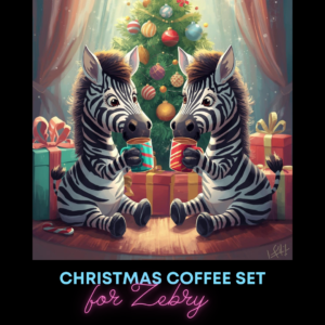 Christmas Coffee Set for Zebry